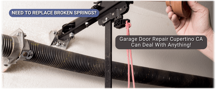 Broken Garage Door Spring Cupertino CA